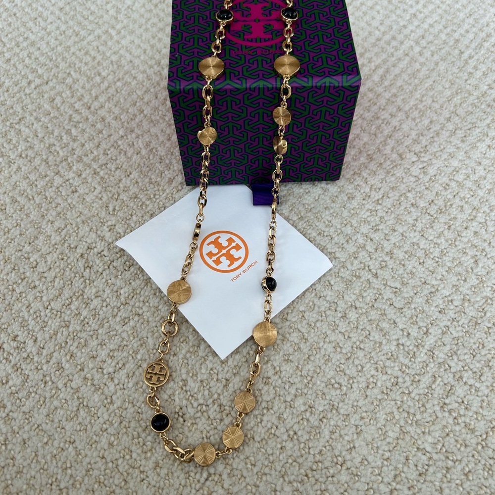 Tory Burch Livia Double Strand Necklace